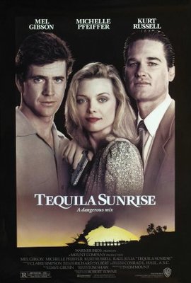 Tequila Sunrise movie poster (1988) metal framed poster