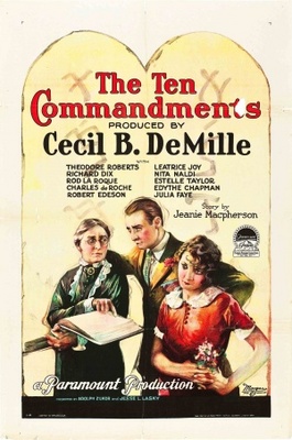 The Ten Commandments movie poster (1923) tote bag