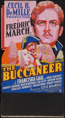 The Buccaneer movie poster (1938) canvas poster
