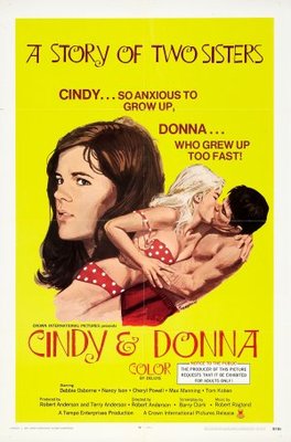 Cindy and Donna movie poster (1970) pillow