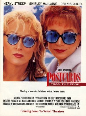 Postcards from the Edge movie poster (1990) poster