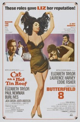 Butterfield 8 movie poster (1960) wooden framed poster