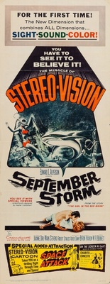 September Storm movie poster (1960) poster with hanger