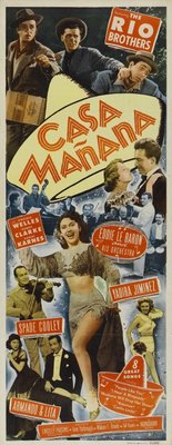Casa Manana movie poster (1951) pillow