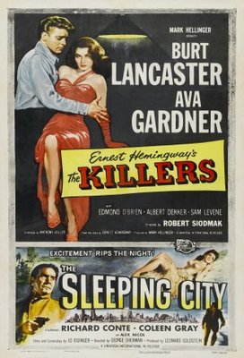 The Killers movie poster (1946) wood print