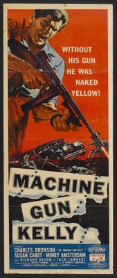 Machine-Gun Kelly movie poster (1958) wooden framed poster