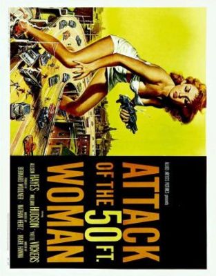 Attack of the 50 Foot Woman movie poster (1958) tote bag