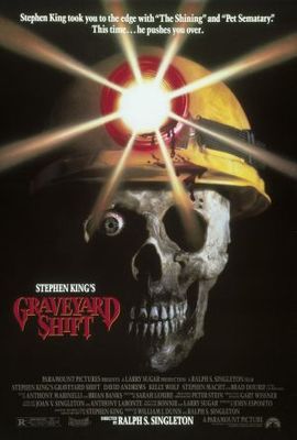 Graveyard Shift movie poster (1990) pillow