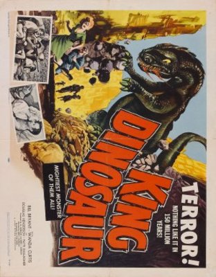 King Dinosaur movie poster (1955) metal framed poster