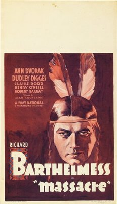 Massacre movie poster (1934) metal framed poster