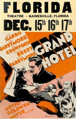 Grand Hotel movie poster (1932) pillow
