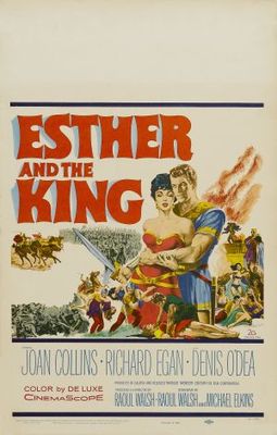 Esther and the King movie poster (1960) wood print