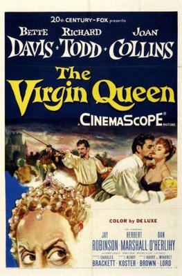 The Virgin Queen movie poster (1955) wooden framed poster