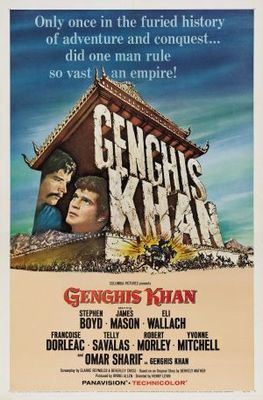 Genghis Khan movie poster (1965) mouse pad
