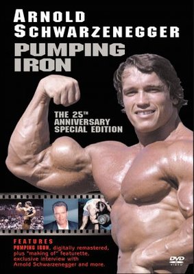 Pumping Iron movie poster (1977) pillow