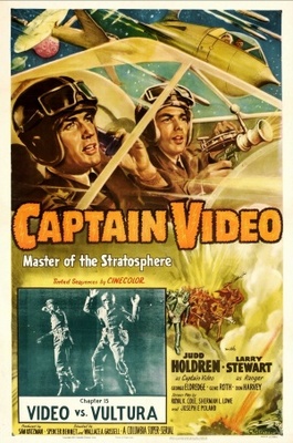 Captain Video, Master of the Stratosphere movie poster (1951) metal framed poster