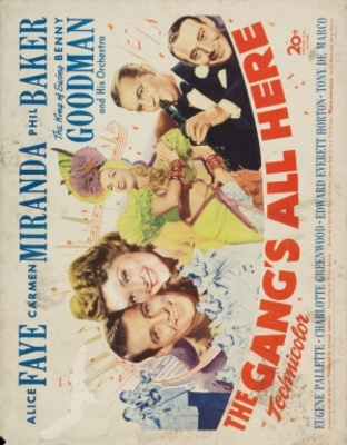 The Gang's All Here movie poster (1943) wooden framed poster