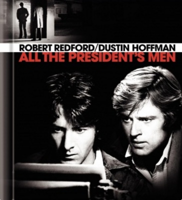 All the President's Men movie poster (1976) metal framed poster