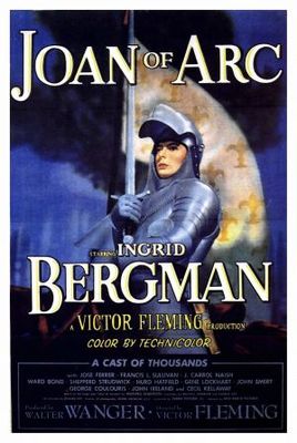 Joan of Arc movie poster (1948) canvas poster