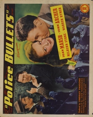 Police Bullets movie poster (1942) canvas poster
