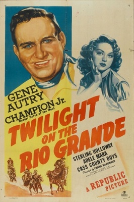 Twilight on the Rio Grande movie poster (1947) pillow