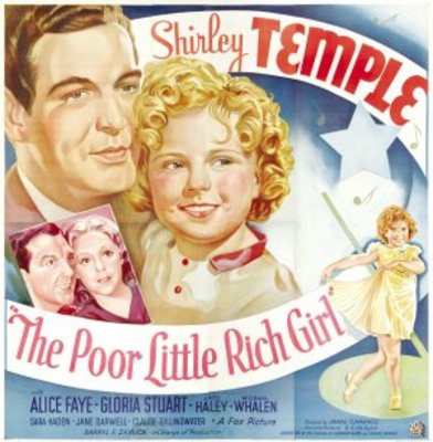 Poor Little Rich Girl movie poster (1936) t-shirt