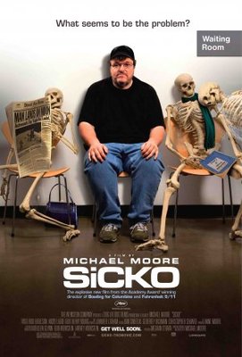 Sicko movie poster (2007) poster with hanger
