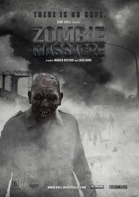 Zombie Massacre movie poster (2012) canvas poster