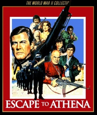 Escape to Athena movie poster (1979) metal framed poster