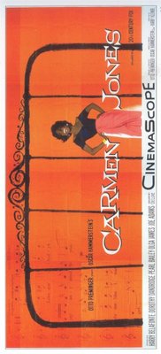 Carmen Jones movie poster (1954) canvas poster
