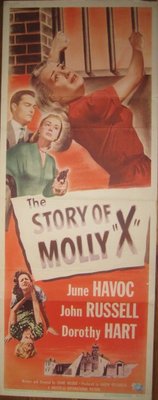 The Story of Molly X movie poster (1949) Stickers MOV_8c61eca3