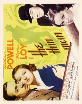 The Thin Man movie poster (1934) metal framed poster