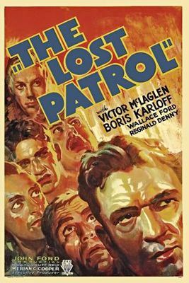 The Lost Patrol movie poster (1934) poster with hanger