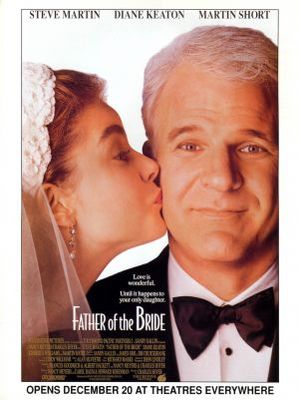 Father of the Bride movie poster (1991) metal framed poster