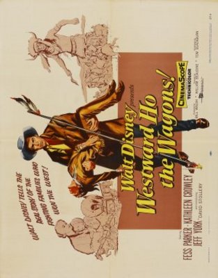 Westward Ho the Wagons! movie poster (1956) wooden framed poster