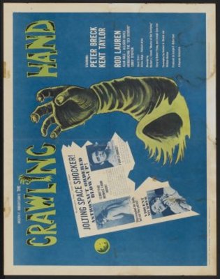 The Crawling Hand movie poster (1963) wood print