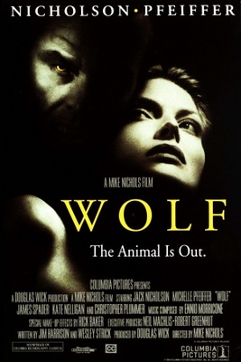 Wolf movie poster (1994) pillow