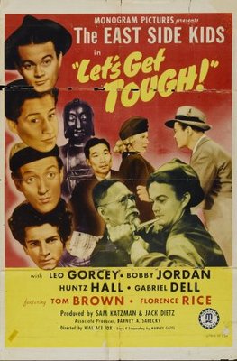 Let's Get Tough! movie poster (1942) metal framed poster
