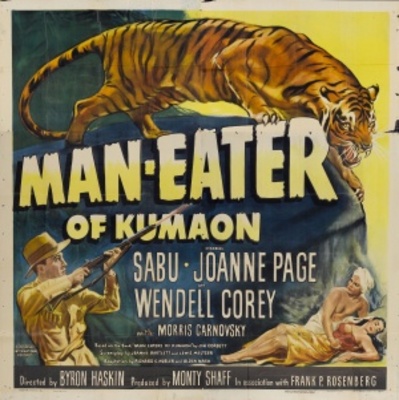 Man-Eater of Kumaon movie poster (1948) metal framed poster