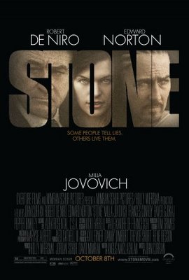 Stone movie poster (2010) canvas poster