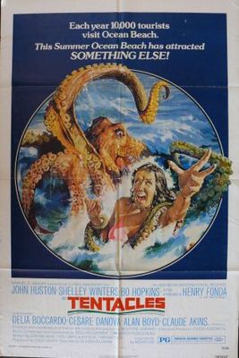 Tentacoli movie poster (1977) metal framed poster