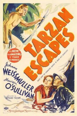 Tarzan Escapes movie poster (1936) Stickers MOV_8d715a01