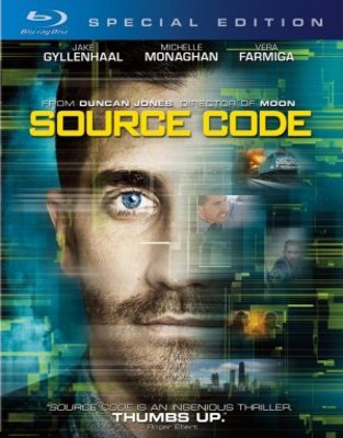 Source Code movie poster (2011) canvas poster