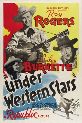 Under Western Stars movie poster (1938) poster with hanger