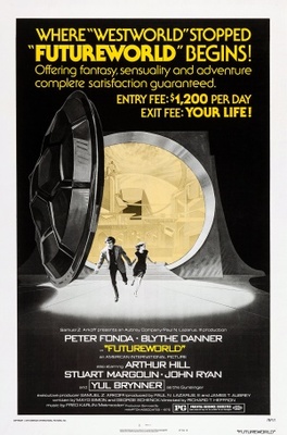 Futureworld movie poster (1976) metal framed poster