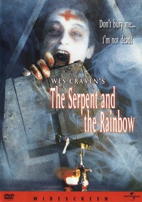 The Serpent and the Rainbow movie poster (1988) poster with hanger