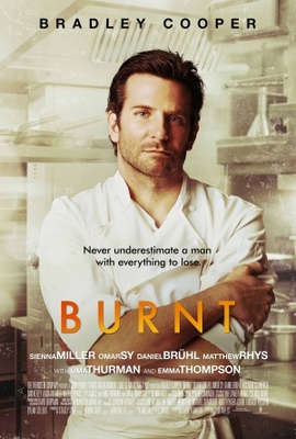 Burnt movie poster (2015) metal framed poster