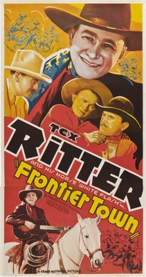 Frontier Town movie poster (1938) wood print