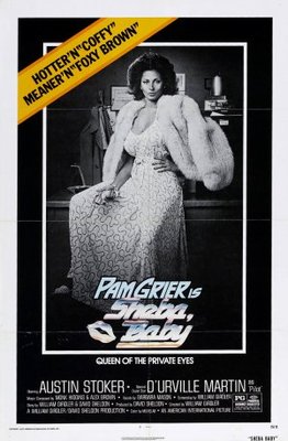 'Sheba, Baby' movie poster (1975) pillow