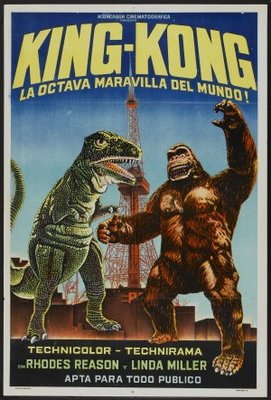 King Kong Escapes movie poster (1967) tote bag